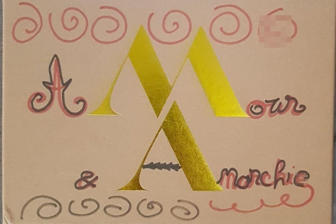 Pancarte « Amour et anarchie. », Poitiers, 17 octobre 2026