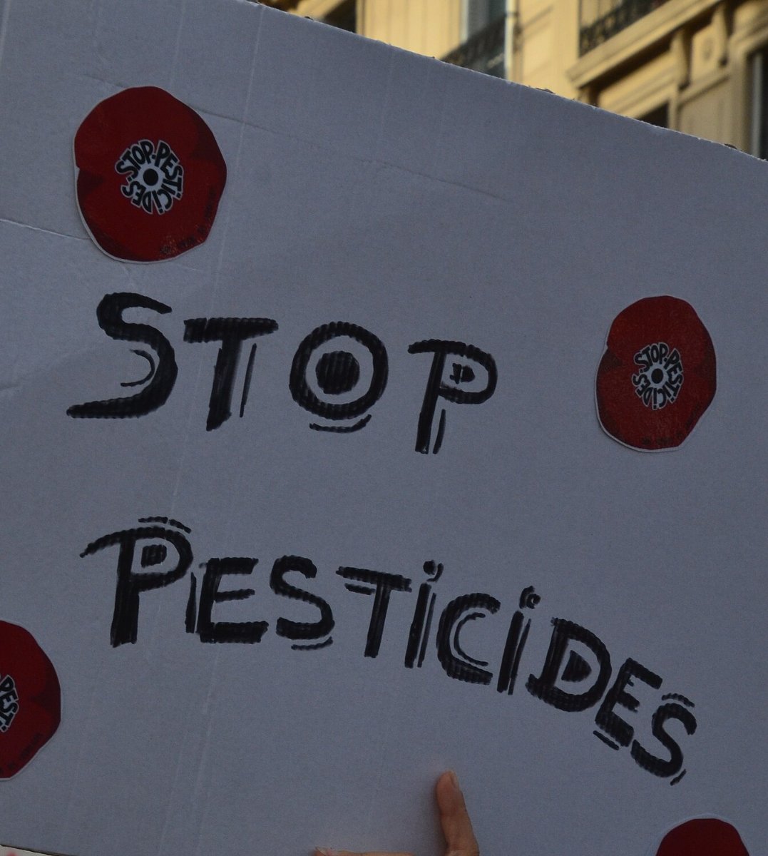 Pancarte « STOP PESTICIDES », Paris (75), 13 octobre 2018